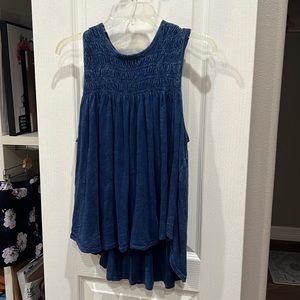 Navy Blue Summer Top